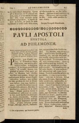 237-238, Pauli Apostoli Epistola ad ...