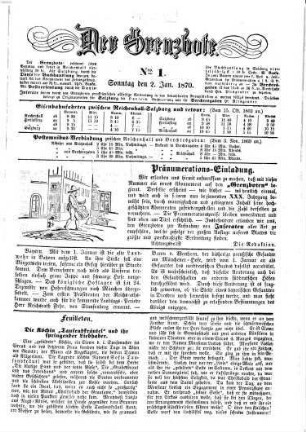 Der Grenzbote. 1870