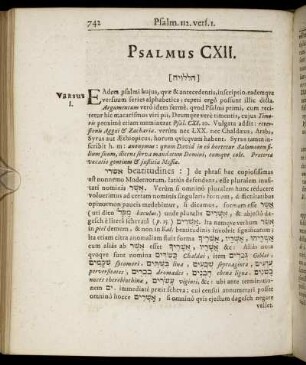 Psalmus CXII.