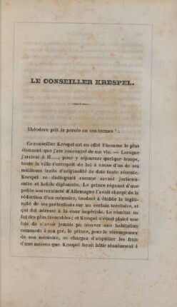 Le conseiller Krespel
