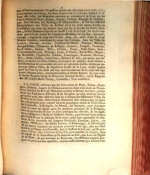 Extrait Des Registres Du Parlement : Du 3 Septembre 1762.