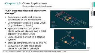 High Temperature Thermal Storage Part 4