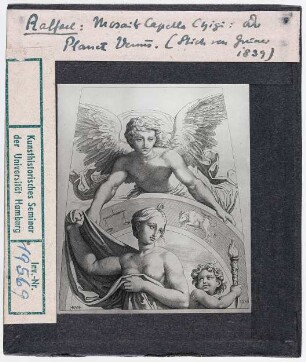 Raffael: Stich nach Mosaik in Kuppel der Chigi-Kapelle, Venus