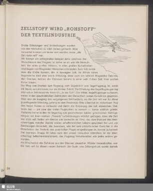 Zellstoff wird "Rohstoff" der Textilindustrie