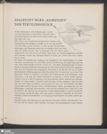 Zellstoff wird "Rohstoff" der Textilindustrie