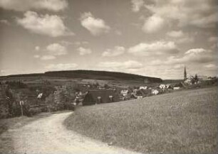 Sächsische Schweiz-Osterzgebirge. Altenberg mit Raupennest von Osten gesehen