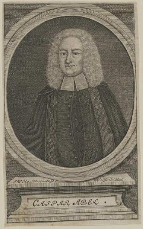 Bildnis Caspar Abel (1676-1763)