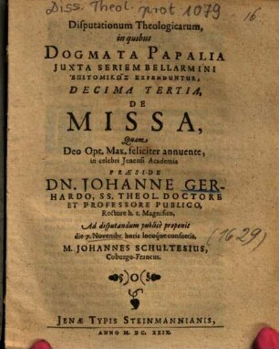 De Missa