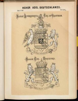 Taf. 226. Nassau Auverquerque Earl Of Grantham. - Nassau, Earl Roqueford.