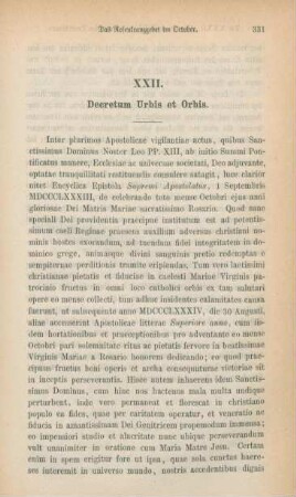 331-333 Decretum Orbis et Urbis