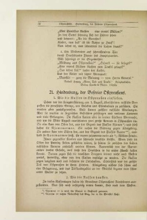 21. Hindenburg, der Befreier Ostpreußens