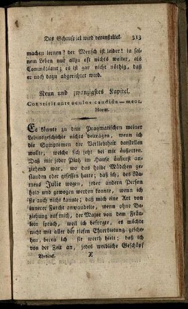 Neun und zwanzigstes Kapitel.