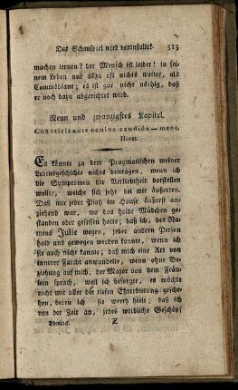 Neun und zwanzigstes Kapitel.