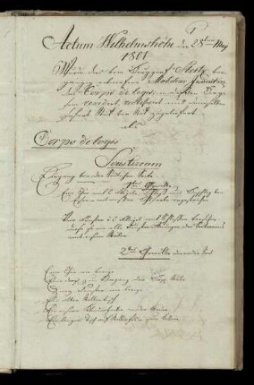 Corps de logis, Sousterrain