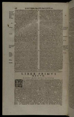 Liber Primus Regum. Caput Decimumtertium.