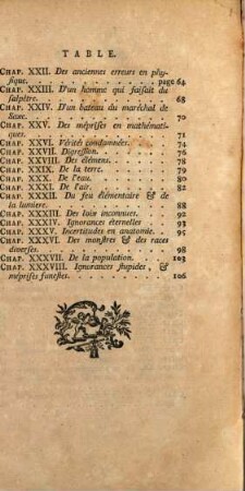 Des singularités de la nature