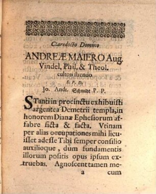 Templa Demetrii argentea, ex Act. Ap. XIX. 24.