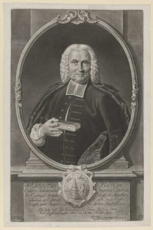Bildnis des Joh. Christian Rende