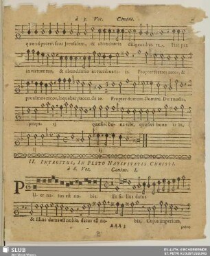 II. Puer natus est nobis