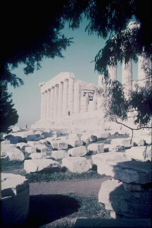 Reisefotos Griechenland. Athen. Akropolis. Parthenon (447-432 v. Chr.)