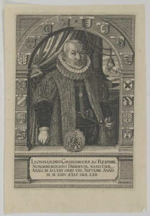 Bildnis des Leonhardus Grundherr