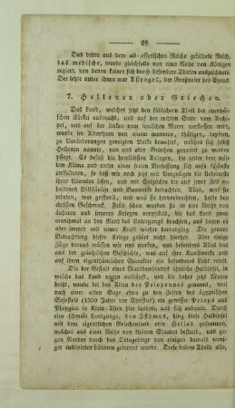 7. Hellenen oder Griechen