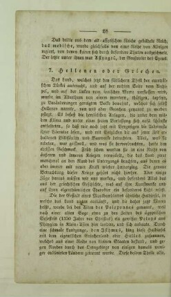 7. Hellenen oder Griechen