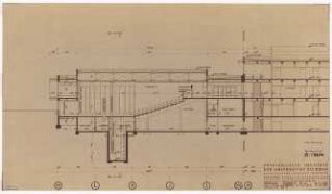 Physikalische Institute der Universität Köln: Hörsaal Schnitt D-D, 1:100