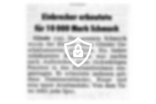 Einbrecher erbeutete für 10000 [Name maskiert]