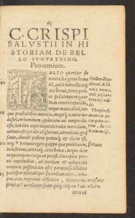 C. Crispi Salustii In Historiam De Bello Iugurthino ...