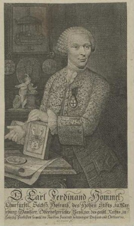 Bildnis des Carl Ferdinand Hommel