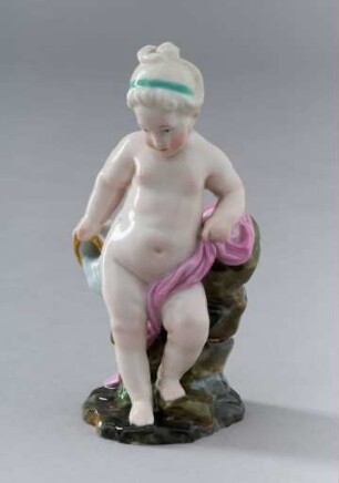 Mädchen-Putto mit Wasserkanne