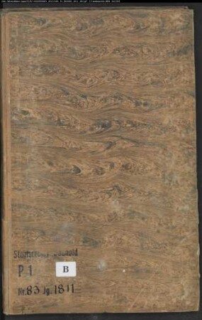 Zivilstandsregister der evangelischen Gemeinde Brockhagen, Kreis Halle (GHT 1811) (Gemeinde: Evangelische Gemeinde Brockhagen)