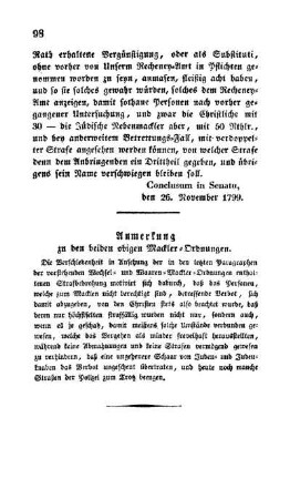 Anmerkung zu den beiden obigen Mackler-Ordnungen.
