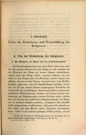 Die Religion und Mythologie der Griechen, 1. Naturgeschichte der heidnischen Religionen, besonders der griechischen