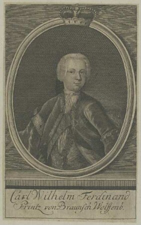 Bildnis des Carl Wilhelm Ferdinand, Printz von Braunsch. Wolfenb.