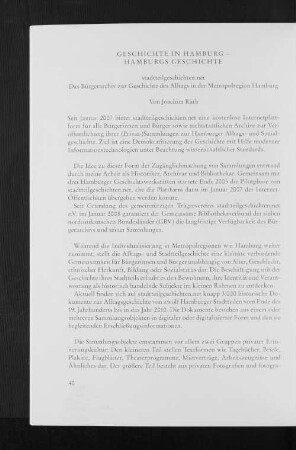 Geschichte in Hamburg - Hamburgs Geschichte : stadtteilgeschichten.net. Das Bürgerarchiv zur Geschichte des Alltags in der Metropolregion Hamburg