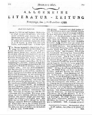 Borda, Jean Charles de: Description et usage du cercle de réflexion : avec différentes méthodes pour calculer les observations nautiques. - Paris : Didot, 1787