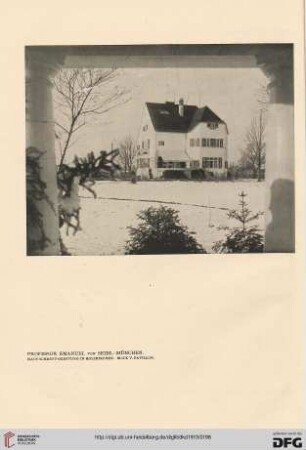 Neue Wohnhausbauten von Emanuel v. Seidl