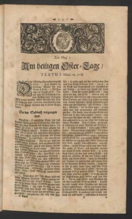 Am Heiligen Oster-Tage