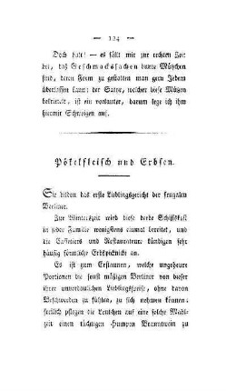 Pökelfleisch und Erbsen