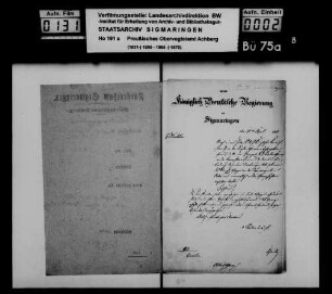 Anbringung von preußischen Adler- und Wappenschilden