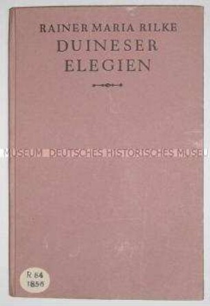 Duineser Elegien von Rainer Maria Rilke
