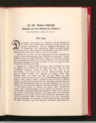 In der Aisne-Schlacht (Kämpfe um den Chemin des Dames)