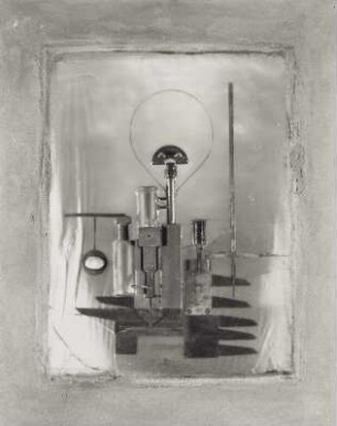 Abstrakte Materialkomposition "In Orbit"