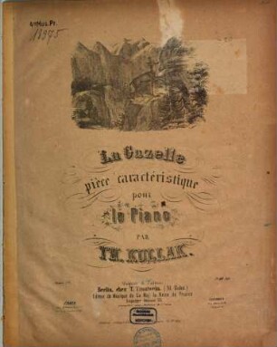 La gazelle : pièce caractéristique pour le piano ; oeuvre 22