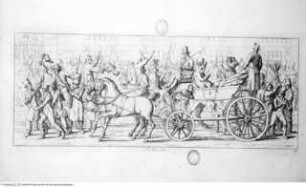 Moerner, Hjalmar: Il Carnevale di Roma, Rom 1820, Bl 16: I Moccoletti