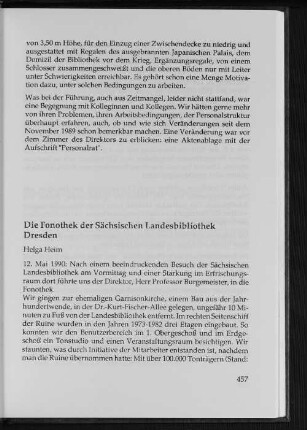 Die Fonothek der Sächsischen Landesbibliothek Dresden