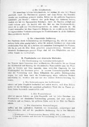 B. Physikalische und chemische Methoden.