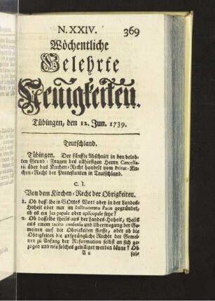 XXIV. (12. Jun. 1739)